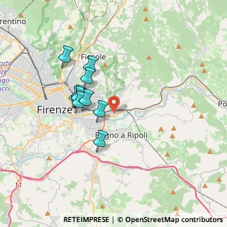 Mappa Via Menabrea Luigi Federico, 50136 Firenze FI, Italia (3.11545)