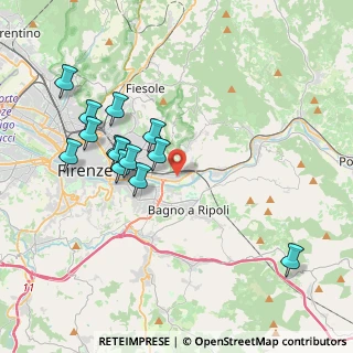Mappa Via di S. Michele a Rovezzano, 50136 Firenze FI, Italia (3.95385)