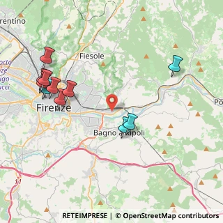 Mappa Via di S. Michele a Rovezzano, 50136 Firenze FI, Italia (4.74909)