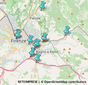 Mappa Via S. Michele a Rovezzano, 50136 Firenze FI, Italia (3.47)