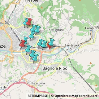 Mappa Via S. Michele a Rovezzano, 50135 Firenze FI, Italia (1.84462)