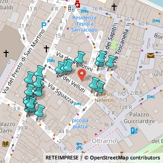 Mappa Via dei Vellutini, 50125 Firenze FI, Italia (0.05909)