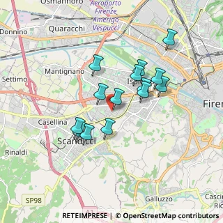 Mappa Via Iacopo del Meglio, 50143 Firenze FI, Italia (1.515)
