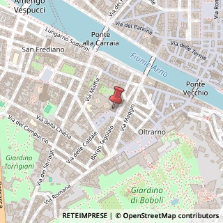 Mappa Piazza Santo Spirito, 30, 50125 Firenze, Firenze (Toscana)
