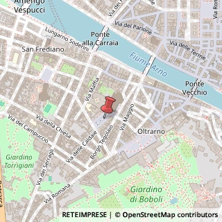 Mappa Piazza s. spirito 3/r., 50100 Firenze, Firenze (Toscana)
