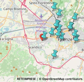 Mappa Via Battista Naldini, 50143 Firenze FI, Italia (4.23667)