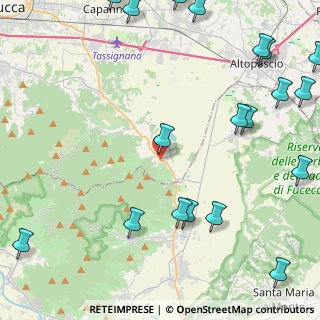 Mappa Via di Castelvecchio, 55012 Capannori LU, Italia (6.735)