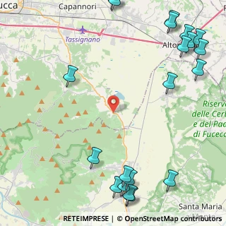 Mappa Via di Castelvecchio, 55012 Capannori LU, Italia (6.8125)