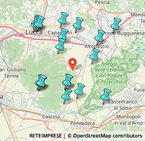 Mappa Via di Castelvecchio, 55012 Capannori LU, Italia (8.41632)