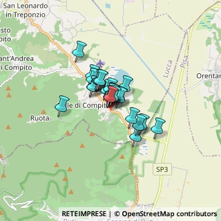 Mappa Via di Castelvecchio, 55012 Capannori LU, Italia (0.88821)