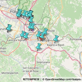 Mappa Via della Chiesa, 50124 Firenze FI, Italia (9.0135)