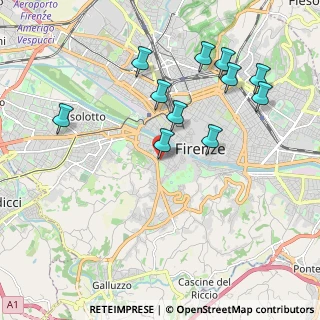 Mappa Via della Chiesa, 50124 Firenze FI, Italia (2.07182)