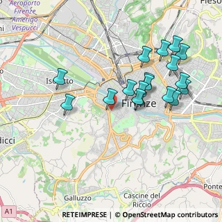Mappa Via della Chiesa, 50124 Firenze FI, Italia (1.94278)