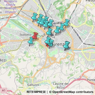 Mappa Via della Chiesa, 50124 Firenze FI, Italia (1.63412)