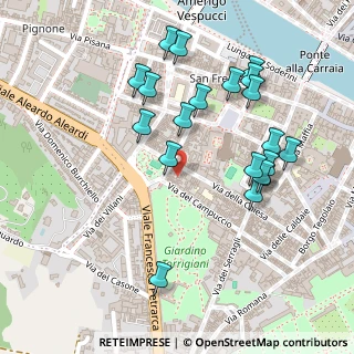 Mappa Via della Chiesa, 50124 Firenze FI, Italia (0.2625)