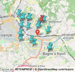 Mappa Via Monsignor Leto Casini, 50135 Firenze FI, Italia (1.69778)