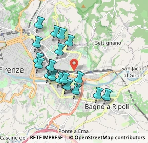 Mappa Via Monsignor Leto Casini, 50135 Firenze FI, Italia (1.6595)