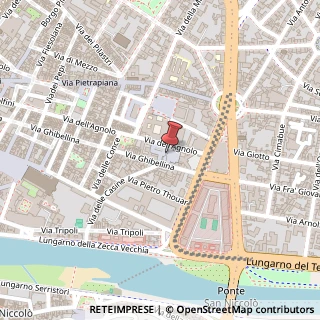 Mappa Via delle Vecchie Carceri, 1, 50122 Firenze, Firenze (Toscana)