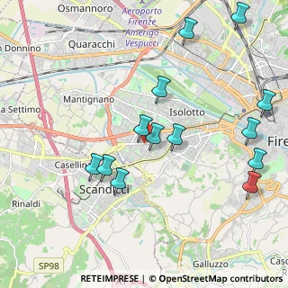 Mappa Via Baccio da Montelupo, 50142 Firenze FI, Italia (2.29462)