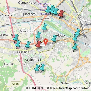Mappa Via Baccio da Montelupo, 50142 Firenze FI, Italia (2.3675)