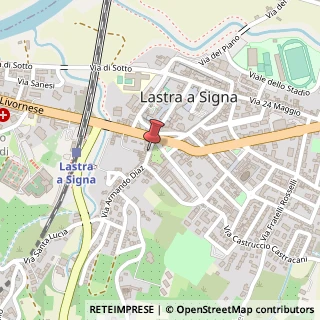 Mappa Via Armando Diaz, 33, 50055 Lastra a Signa, Firenze (Toscana)