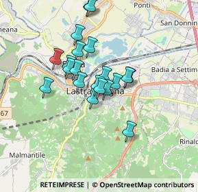 Mappa Diramazione Firenze-Pisa-Livorno, 50055 Lastra a Signa FI, Italia (1.3935)