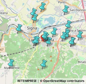 Mappa Diramazione Firenze-Pisa-Livorno, 50055 Lastra a Signa FI, Italia (1.9815)