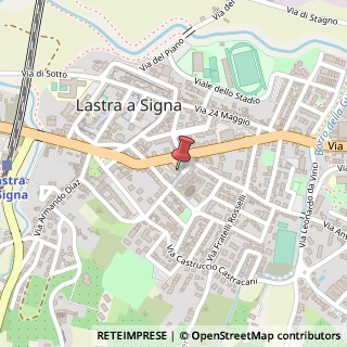 Mappa Piazza Firenze, 2, 50055 Lastra a Signa, Firenze (Toscana)