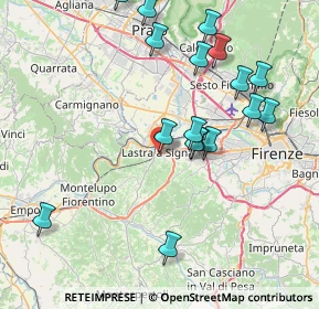 Mappa Diramazione Firenze-Pisa-Livorno, 50055 Lastra a Signa FI, Italia (8.71235)