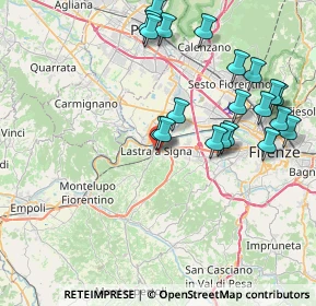 Mappa Diramazione Firenze-Pisa-Livorno, 50055 Lastra a Signa FI, Italia (8.7845)