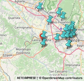 Mappa Diramazione Firenze-Pisa-Livorno, 50055 Lastra a Signa FI, Italia (8.483)