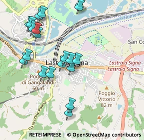 Mappa Diramazione Firenze-Pisa-Livorno, 50055 Lastra a Signa FI, Italia (1.0805)