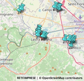 Mappa Diramazione Firenze-Pisa-Livorno, 50055 Lastra a Signa FI, Italia (3.8335)