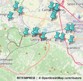 Mappa Diramazione Firenze-Pisa-Livorno, 50055 Lastra a Signa FI, Italia (4.53941)