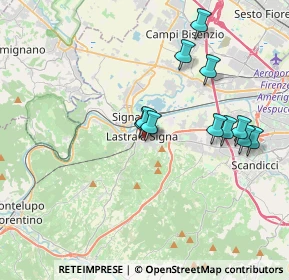 Mappa Diramazione Firenze-Pisa-Livorno, 50055 Lastra a Signa FI, Italia (3.60364)