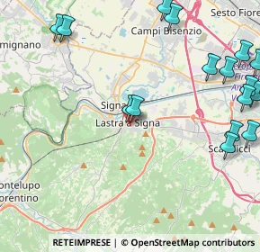 Mappa Diramazione Firenze-Pisa-Livorno, 50055 Lastra a Signa FI, Italia (6.486)