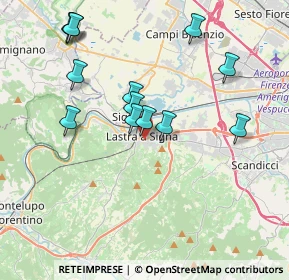 Mappa Diramazione Firenze-Pisa-Livorno, 50055 Lastra a Signa FI, Italia (3.90231)