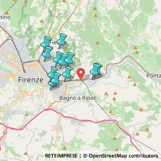 Mappa Via del Loretino, 50136 Firenze FI, Italia (2.97667)