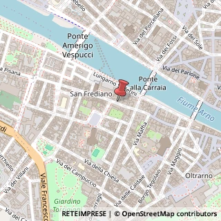 Mappa Borgo San Frediano, 28, 50124 Firenze, Firenze (Toscana)