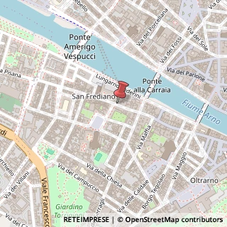 Mappa Borgo San Frediano, 41, 50124 Firenze, Firenze (Toscana)