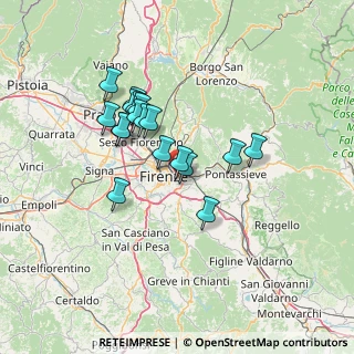 Mappa 50136 Firenze FI, Italia (11.73611)