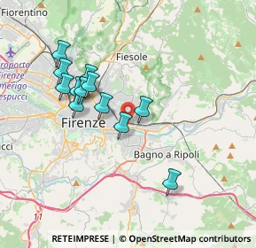 Mappa 50136 Firenze FI, Italia (3.38083)