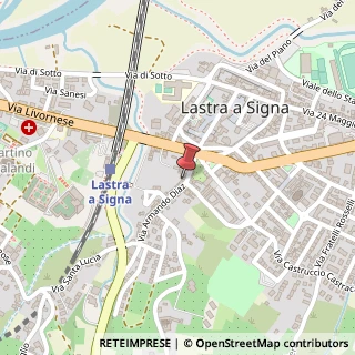 Mappa Via Armando Diaz, 60, 50055 Lastra a Signa, Firenze (Toscana)