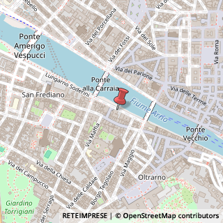 Mappa Lungarno Guicciardini, 9n, 50125 Firenze, Firenze (Toscana)