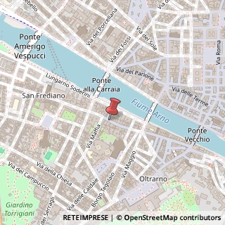 Mappa Via di Santo Spirito, 25, 50125 Firenze, Firenze (Toscana)