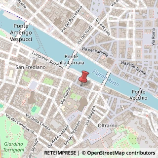 Mappa Via s. spirito 11, 50125 Firenze, Firenze (Toscana)