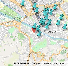 Mappa Piazza del Carmine, 50124 Firenze FI, Italia (1.019)