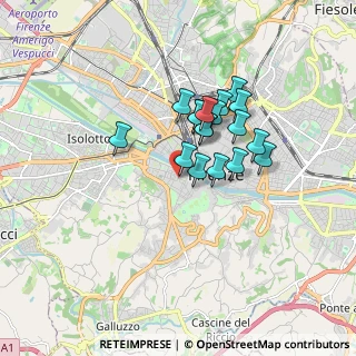 Mappa Piazza del Carmine, 50124 Firenze FI, Italia (1.30833)