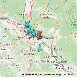 Mappa Via della Loggetta, 50135 Firenze FI, Italia (7.36727)