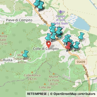 Mappa Via di Campo Lungo, 55062 Capannori LU, Italia (0.98621)